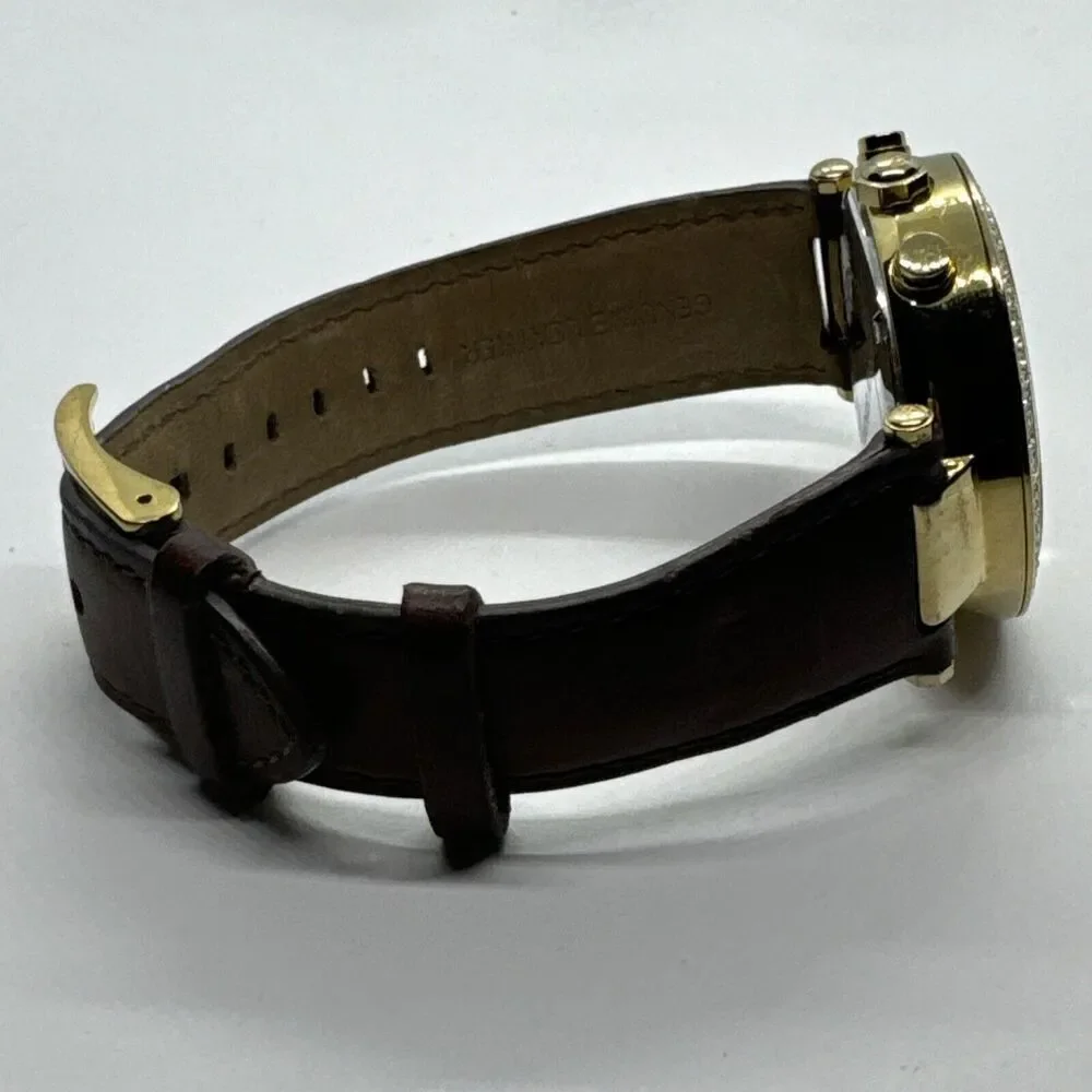 Michael Kors MK2249 Women's Brown Leather Gold Analog Dial Quartz Watch JNA626
